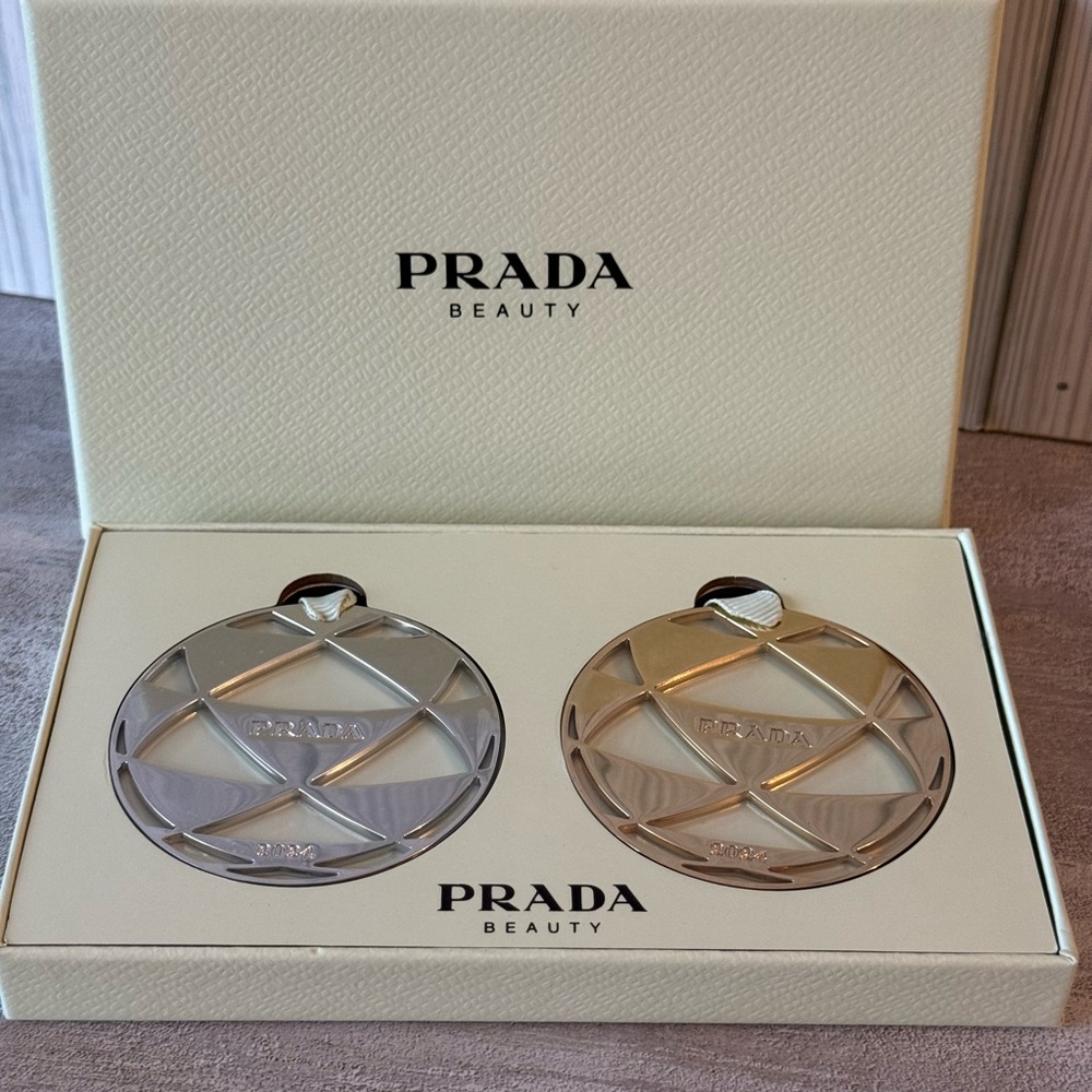 Prada Beauty Metal Charm Ornament set